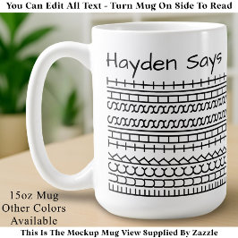 F**k This Shit-Hidden Message 144BW Funny Office Koffiemok