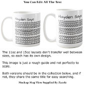 F**k This Shit-Hidden Message 144BW Funny Office Koffiemok