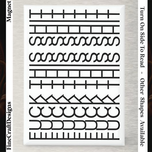 F**k This Shit-Hidden Message 144BW Modern Unusual Magneet