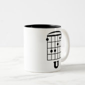 F-kabel U Tweekleurige Koffiemok (Voorkant rechts)