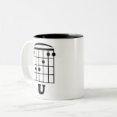 F-kabel U Tweekleurige Koffiemok (Voorkant links)