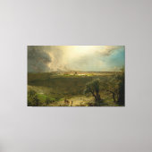 F. KERK - Jeruzalem vanaf de Olijfberg 1870 Canvas Afdruk (Voorkant)