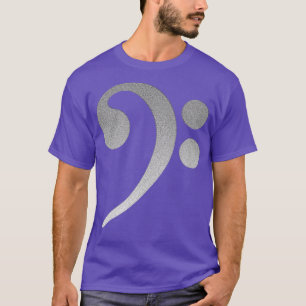 F Key Basnoot ontwerp  Bassisten  Speler Muziek T-shirt