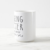 F*Knikkende Kuitter ik bedoel Happy Retirement Kof Magische Mok (Midden)