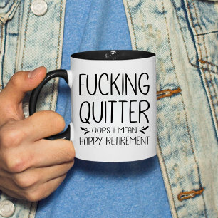 F*Knikkende Quitter Oops I betekent Tevreden Pensi Koffiemok