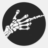 F korting ronde sticker (Voorkant)