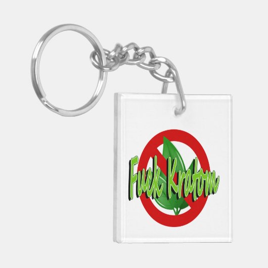 F Kratom-Sleutelhanger Sleutelhanger (Voorkant Links)