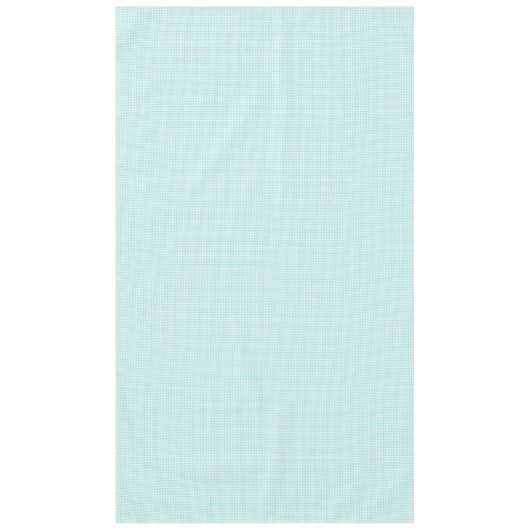 F & L Aqua Gingham Tafelkleed (Voorkant)