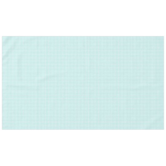 F & L Aqua Gingham Tafelkleed (Voorkant (Horizontaal))