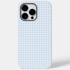 F & L Blue Gingham Case-Mate iPhone 14 Pro Max Hoesje