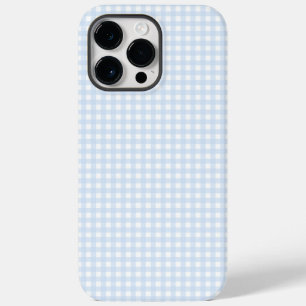 F & L Blue Gingham Case-Mate iPhone 14 Pro Max Hoesje