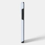 F & L Blue Gingham iPhone Hoesje (Linkerkant)