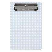 F & L Blue Gingham Mini Klembord (Voorkant)