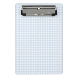 F & L Blue Gingham Mini Klembord