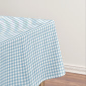 F & L Darker Blue Gingham Tafelkleed (Voorbeeld)