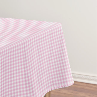 F & L Darker Pink Gingham Tafelkleed