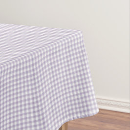 F & L Donkerpaarse Gingham Tafelkleed