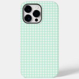 F & L Green Gingham Case-Mate iPhone 14 Pro Max Hoesje