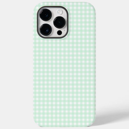 F & L Green Gingham Case-Mate iPhone Case (Achterkant)
