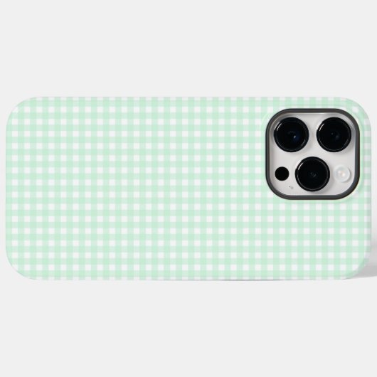 F & L Green Gingham Case-Mate iPhone Case (Achterkant (horizontaal))