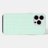 F & L Green Gingham iPhone Hoesje (Achterkant horizontaal)