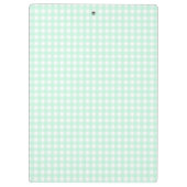 F & L Green Gingham Klembord (Achterkant)