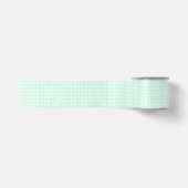 F & L Green Gingham Satijnen Lint (Voorkant)