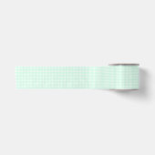F & L Green Gingham Satijnen Lint (Voorkant)