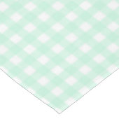 F & L Green Gingham Tafelkleed (Gekanteld)