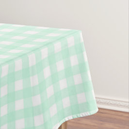 F & L Green Gingham Tafelkleed