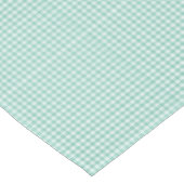 F & L Green Gingham Tafelkleed (Gekanteld)