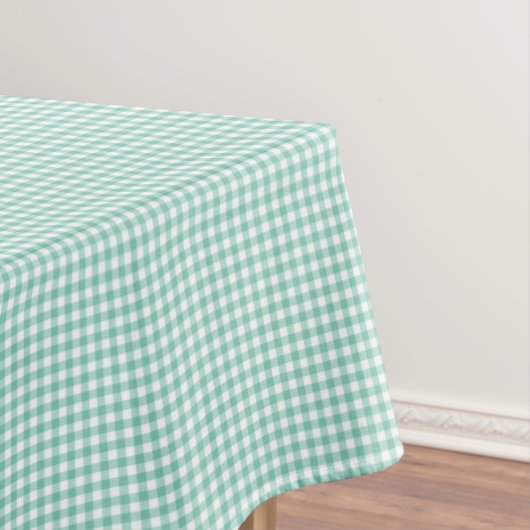 F & L Green Gingham Tafelkleed (Voorbeeld)