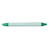 F & L Green Gingham Zwarte Inkt Pen (Voorkant)