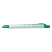F & L Green Gingham Zwarte Inkt Pen (Bovenkant)