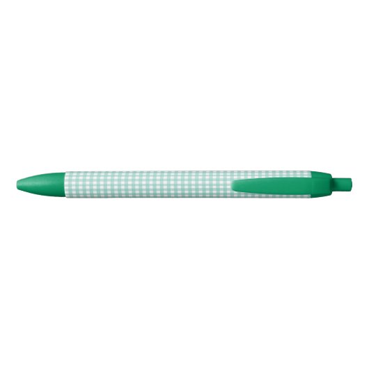 F & L Green Gingham Zwarte Inkt Pen (Achterkant)