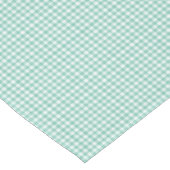 F & L Groen Gingham Tafelkleed (Gekanteld)