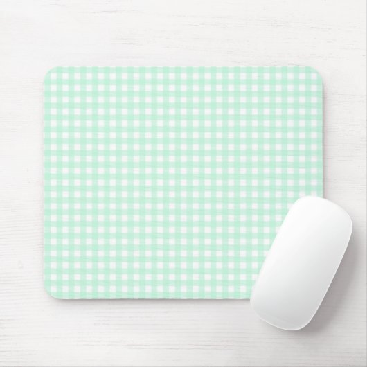 F & L Groene Gingham Muismat (Met muis)