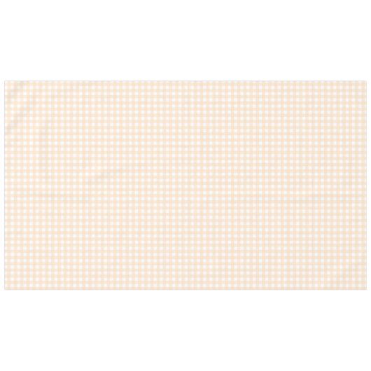 F & L Light Tan Gingham Tafelkleed (Voorkant (Horizontaal))