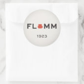 F L + M M 1923 RONDE STICKER (Tas)