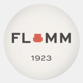 F L + M M 1923 RONDE STICKER
