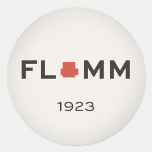 F L + M M 1923 RONDE STICKER