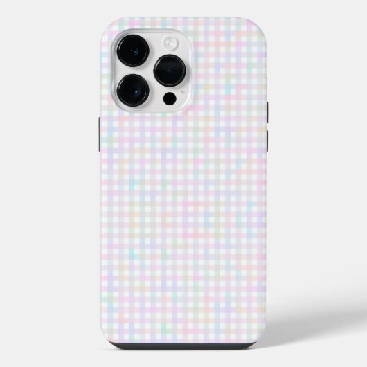 F & L Multicolor Gingham iPhone Hoesje (Achterkant)