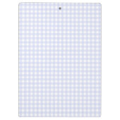 F & L Paarse Gingham Klembord (Achterkant)