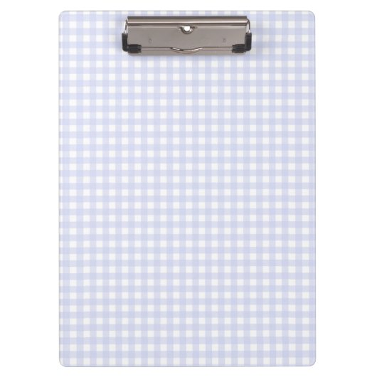 F & L Paarse Gingham Klembord (Voorkant)