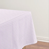 F & L Pastel Paarse Gingham Tafelkleed (Voorbeeld)