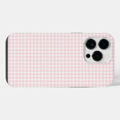 F & L Peach Gingham iPhone Hoesje (Achterkant horizontaal)