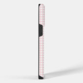 F & L Peach Gingham iPhone Hoesje (Rechterkant)