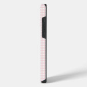 F & L Peach Gingham iPhone Hoesje (Linkerkant)