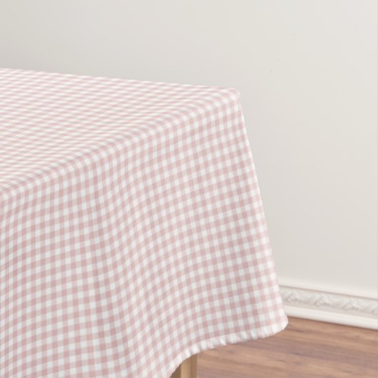 F & L Peach Gingham Tafelkleed (Voorbeeld)