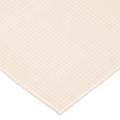 F & L Peach Gingham Tafelkleed (Gekanteld)